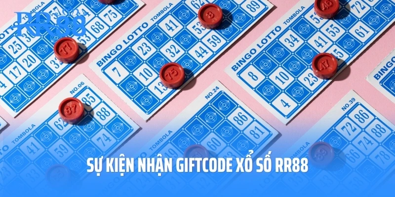 Sự kiện nhận giftcode xổ số RR88