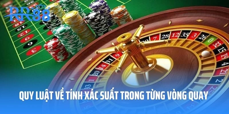 Quy luật về tính xác suất trong từng vòng quay Roulette